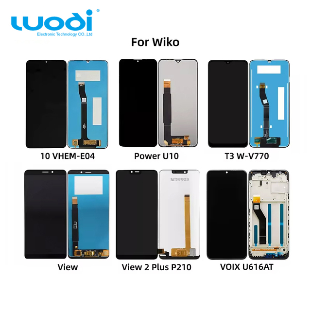 For Wiko All Series Incell Mobile Phone LCD Display Replacement All Models Including Plus for Power Vhem T View Voix Pantalla