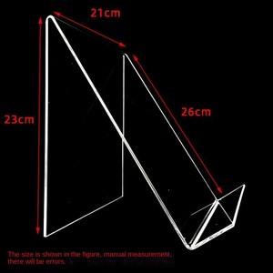 Exhibidores de <span class=keywords><strong>Ropa</strong></span> Transparentes de Acrílico Ligero, Soporte para Colgar Camisetas y Sombrillas, Accesorios para Exhibición de Camisetas - Product Image 6