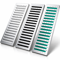 Grille de drainage en acier inoxydable avec surface perforée pour un drainage efficace