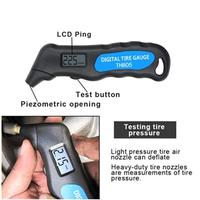 Nouveau manomètre numérique TH805 pour pneus de voiture, affichage LCD, manomètre, baromètre, testeur pour voiture, camion, moto, vélo