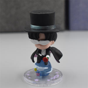 Ensemble de figurines Sailor Moon style Q avec Tuxedo Mask et les Sailor Scouts en tenues uniques, parfait pour les fans d'anime, collection et cadeaux - Product Image 6
