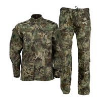 Vente en gros personnalisé Camouflage Rip Stop Chasse en plein air Jungle Python 65 35 ACU Costume Ensemble Tactique Uniforme