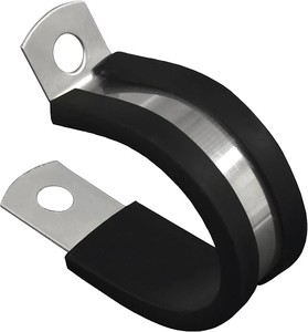 Support de tuyau galvanisé 3 4 20 mm en acier pour conduit électrique avec boulon et écrou - Product Image 3