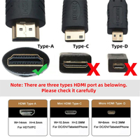 Câble HDMI Xput 4K 60Hz - Gaine en PVC, connecteurs plaqués or, cordon d'extension mâle-femelle à angle gauche pour ordinateur et téléviseur HD