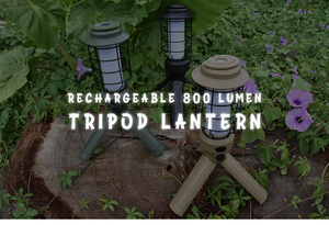 Pin Lithium Công Suất Cao Đèn Lồng Cắm Trại Ngoài Trời Có Thể Sạc Lại 360 Độ Lan Truyền Ánh Sáng 2 Trong 1 Chân Máy Đèn Lồng Làm Việc - Product Image 2