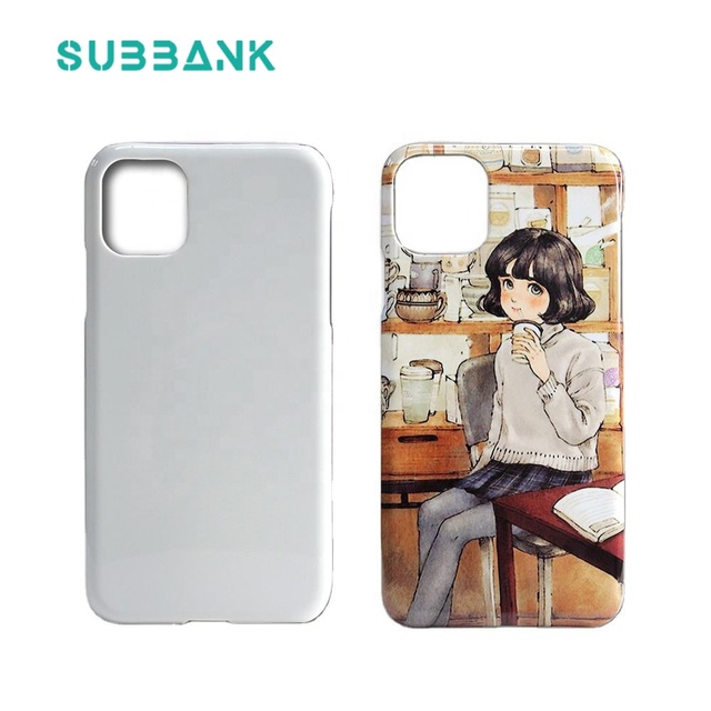 Subbank Blank Coated PC Plastic Sublimation Phone Case for iPhone 11 Pro Max