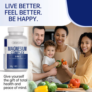 OEM özel etiket magnezyum karmaşık kapsüller sağlık uyku kas kurtarma magnezyum kapsüller yetişkinler için uyku takviyesi - Product Image 6