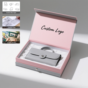 Biodegradable Custom Matte Material Handbag Packaging Handmade <b>Magnetic</b> Gift Paper <b>Box</b> With Logo - Product Image 1