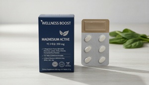 Complément alimentaire en comprimés de magnésium haute concentration 350 mg de Yuyu Healthcare, formule pharmaceutique, promotion et développement pour adultes - Product Image 3