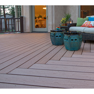 Gỗ nhựa composite <span class=keywords><strong>WPC</strong></span> cho gỗ ngoài trời nhựa composite decking - Product Image 2