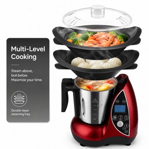 <span class=keywords><strong>Robot</strong></span> culinaire multifonction 10-en-1, mélangeur électrique, machine à <span class=keywords><strong>soupe</strong></span>, multicuiseur, bol en plastique 3L, 12 vitesses, 1500W, cuisson lente - Product Image 1