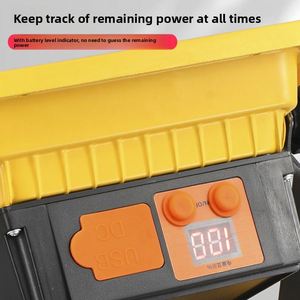 Projecteur LED rechargeable - Éclairage d'urgence domestique, alimentation de secours en cas de panne de courant, utilisation en extérieur, camping, chantier, portable - Product Image 2