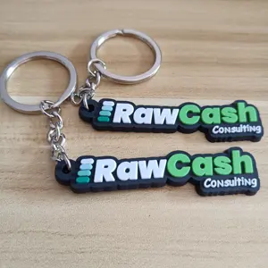 Wholesale No Minimum Any Custom Logo 2d 3d Personalized Rubber Soft Pvc Custom Made Keychains As Promotion Gifts