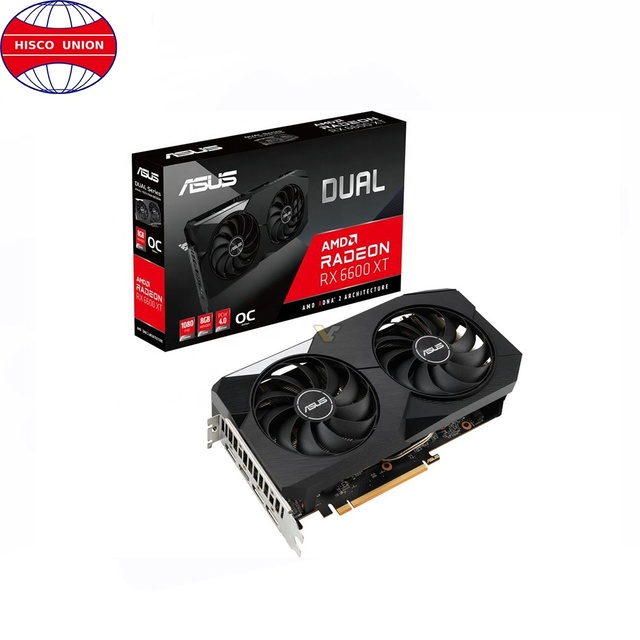 Original New in Stock for  ASUS Radeon RX 6600 XT 8GB DUAL OC   GDDR6 Graphics Card
