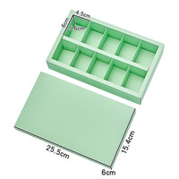 Boîte-cadeau de luxe IMEE personnalisée à 10 compartiments pour macarons, biscuits, nougats, flocons de neige croustillants, emballage de luxe pour produits sucrés