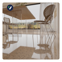 Revêtement de sol liquide époxy auto-nivelant écologique, peinture de sol colorée pour surfaces en ciment, peinture époxy effet marbre, peinture terrazzo