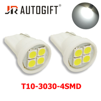 12V 24V T10 194 168 3030 4SMD bombillas LED blancas panel brillante indicador tablero LED para instrumento de tablero nuevo Color rojo