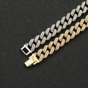 Narrow <b>Cuban</b> <b>Chain</b> Necklace, Men's Hipster Dancing Nightclub Hip-hop Accessories Collarbone <b>Chain</b> Tanjing Fashion - Product Image 4