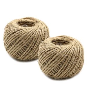 Bricolage chanvre décoration <span class=keywords><strong>de</strong></span> fête <span class=keywords><strong>de</strong></span> mariage 30/50/100 mètres naturel Vintage corde <span class=keywords><strong>de</strong></span> <span class=keywords><strong>Jute</strong></span> cordon ficelle <span class=keywords><strong>toile</strong></span> <span class=keywords><strong>toile</strong></span> <span class=keywords><strong>de</strong></span> <span class=keywords><strong>Jute</strong></span> ruban artisanat couture - Product Image 2