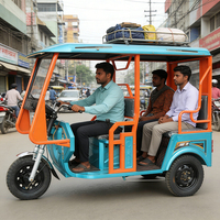 Tricycle électrique ouvert pour passagers avec siège passager