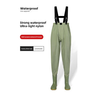 TOPIND-<span class=keywords><strong>Cuissardes</strong></span> de pêche à la mouche en PVC, <span class=keywords><strong>cuissardes</strong></span> personnalisées et imperméables de haute qualité pour femmes avec bottes - Product Image 3