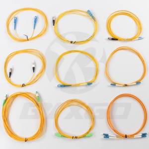 Oem bán buôn LSZH Patchcord FTTH quang lõi đơn <span class=keywords><strong>LC</strong></span> SC UPC APC 30ft 10 mét <span class=keywords><strong>SM</strong></span> sợi quang mạng Jumper - Product Image 1
