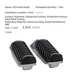 가와사키 Z650 Z900 H2 프론트 풋레스트 부품용 오토바이 고무 풋 페그 페달 - Product Image 3