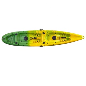 Nouveau 3.1 - 4m en plastique Double Tandem assis sur le dessus Kayak 2 personnes pêche Kayak vente - Product Image 3