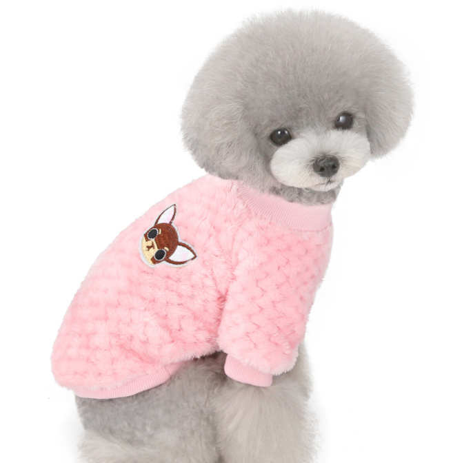 Wholesale Nice Quality Latest Design Luxury Lovely Funny Soft Warm Dog Plain Sweaters Pet Small Dog Clothes