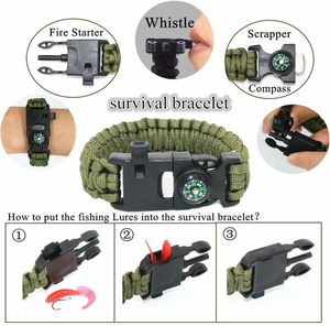 Bộ Dụng Cụ Sinh Tồn Khẩn Cấp 18 Trong 1 Chuyên Nghiệp Dụng Cụ Đa Năng Chiến Thuật Ngoài Trời SOS Hoang Dã Dụng Cụ Phiêu Lưu Du Lịch Cắm Trại - Product Image 5