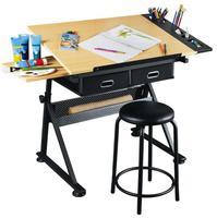 Table de Dessin Scolaire Moderne de Haute Qualité, Vente en Gros Direct Usine, Design à Angle Réglable, Mobilier Scolaire Personnalisable