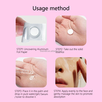 Comprimés lyophilisés d'acide L-ascorbique personnalisés, sérum visage à la vitamine C, éclaircissant et réparateur, oligopeptide de perle, essence solide anti-acné