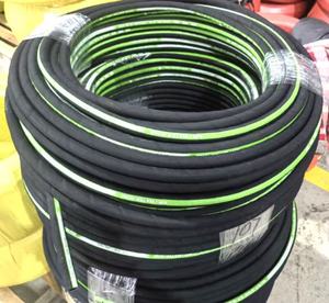 Tuyau d'eau et d'air en caoutchouc renforcé de fibres, haute résistance, WP 30 bars, pour chantier de construction - Product Image 3