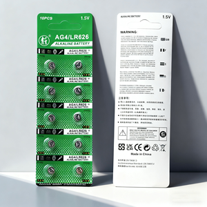 โรงงานจีนขายส่งแบตเตอรี่ 1.5V AG4 ปราศจากปรอท แบตเตอรี่แบบกระดุม <span class=keywords><strong>SR626</strong></span> 377 <span class=keywords><strong>LR626</strong></span> LR66 แบตเตอรี่นาฬิกาแบบกระดุม - Product Image 3