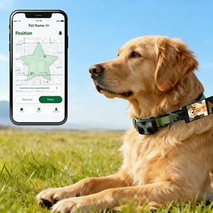USMILEPET Nouveauté Collier intelligent pour animaux de compagnie avec suivi GPS, fréquence cardiaque, oxygène sanguin et surveillance pour chien - Product Image 1