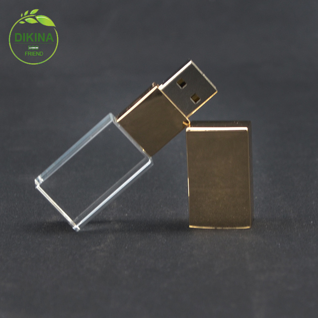 3.0 2.0 Crystal 8GB 16GB 32GB 64GB 128GB Custom Mini Micro Memorias Usb Flash Drive