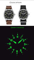 Neuerscheinung Leuchtende Hochwertige Automatische Taucher-Piloten-Sportuhr Chronograph Mechanische Uhr