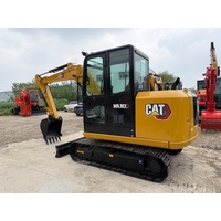 Mini-excavatrice d'occasion CAT 305.5E prête à être expédiée, bon état, prix d'usine, excavatrice d'occasion de 5 tonnes, petite pelle d'occasion