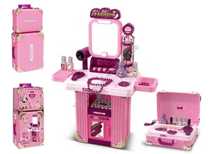 3-in-1 Küchen-Spielset Realistisches Kochspielzeug mit Reisekoffer Verpackung Rollenspielzeug für Kinder - Product Image 3