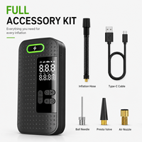 Compresseur d'air numérique portable GA02 60W pour gonflage de pneus de voiture
