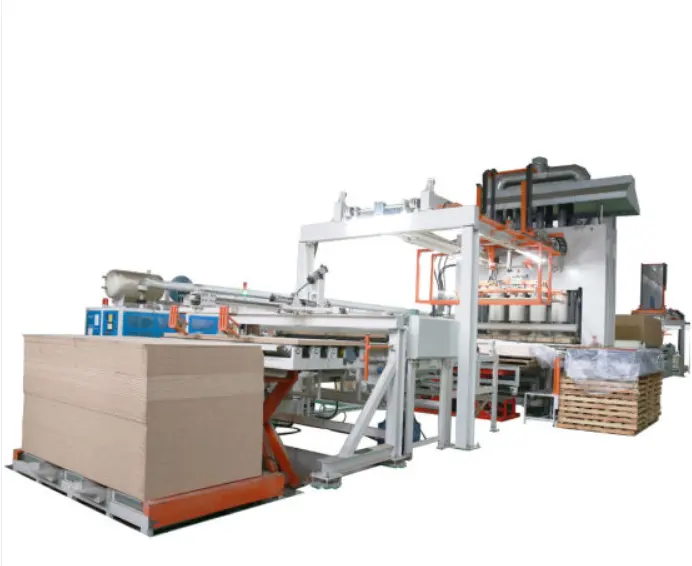 3200T HDF Bodenbelag Heiß press maschine für Holz parkett Produktions linie