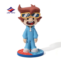 Longzhiyu, fabricant de jouets articulés de dessins animés OEM depuis 20 ans, figurine 3D personnalisée, design 3D de bureau, figurine en PVC sur mesure