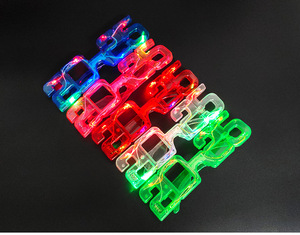 2025 New Year Event LED Glow Glasses Factory Wholesale <b>Flash</b> Party Supplies for Halloween Christmas Party Novelties - Product Image 1
