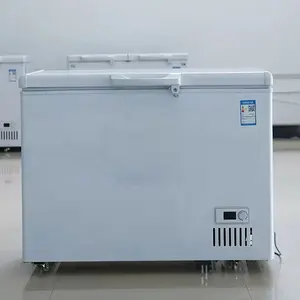 Household Chest Freezers 1500L large capacity Deep seafood island commercial quick-freezing horizontal freezer chest freezers