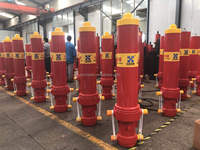 Vérin hydraulique à piston en acier série 65, capacité 50 tonnes, pour machine à découper les briques et camions-bennes