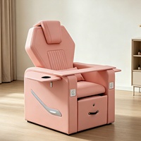 Fauteuil de massage électrique multifonctionnel inclinable Shiatsu pour salon de manucure, salon de beauté, extension de cils, Guangdong