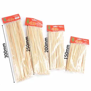 BBQ Buy Cheap Eco-friendly Heat Resistant Barbecue Disposable Wholesale Bamboo Sticks For Sale