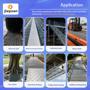 Grillage en acier galvanisé pour bac à ordures | Grilles <span class=keywords><strong>de</strong></span> drainage pour tranchées <span class=keywords><strong>de</strong></span> route et sorties <span class=keywords><strong>de</strong></span> décharge - Product Image 2