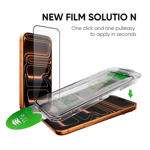 1-Click <strong>Second</strong> Paste Box Screen Protector for Apple <strong>iPhone</strong> 16 <strong>15</strong> 14 13 Pro Dustproof Full Coverage Tempered Glass Film 9H Hard - Product Image 6