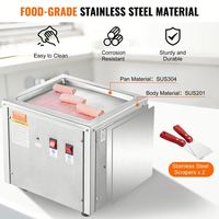 Vriesmachine voor ijs met ijssiroop, van roestvrij staal, voor commercieel gebruik, met hoge productiviteit en nieuwe technologie.
